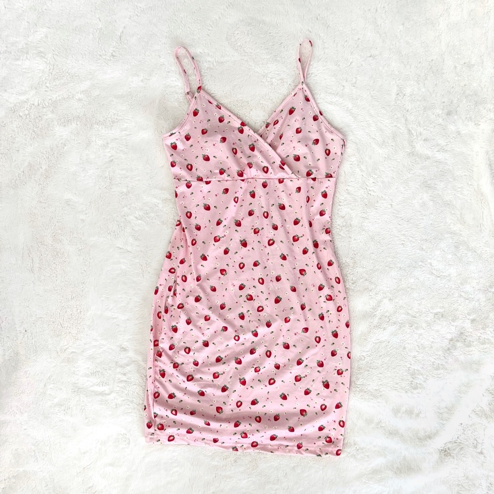 Pink Strawberry Dress